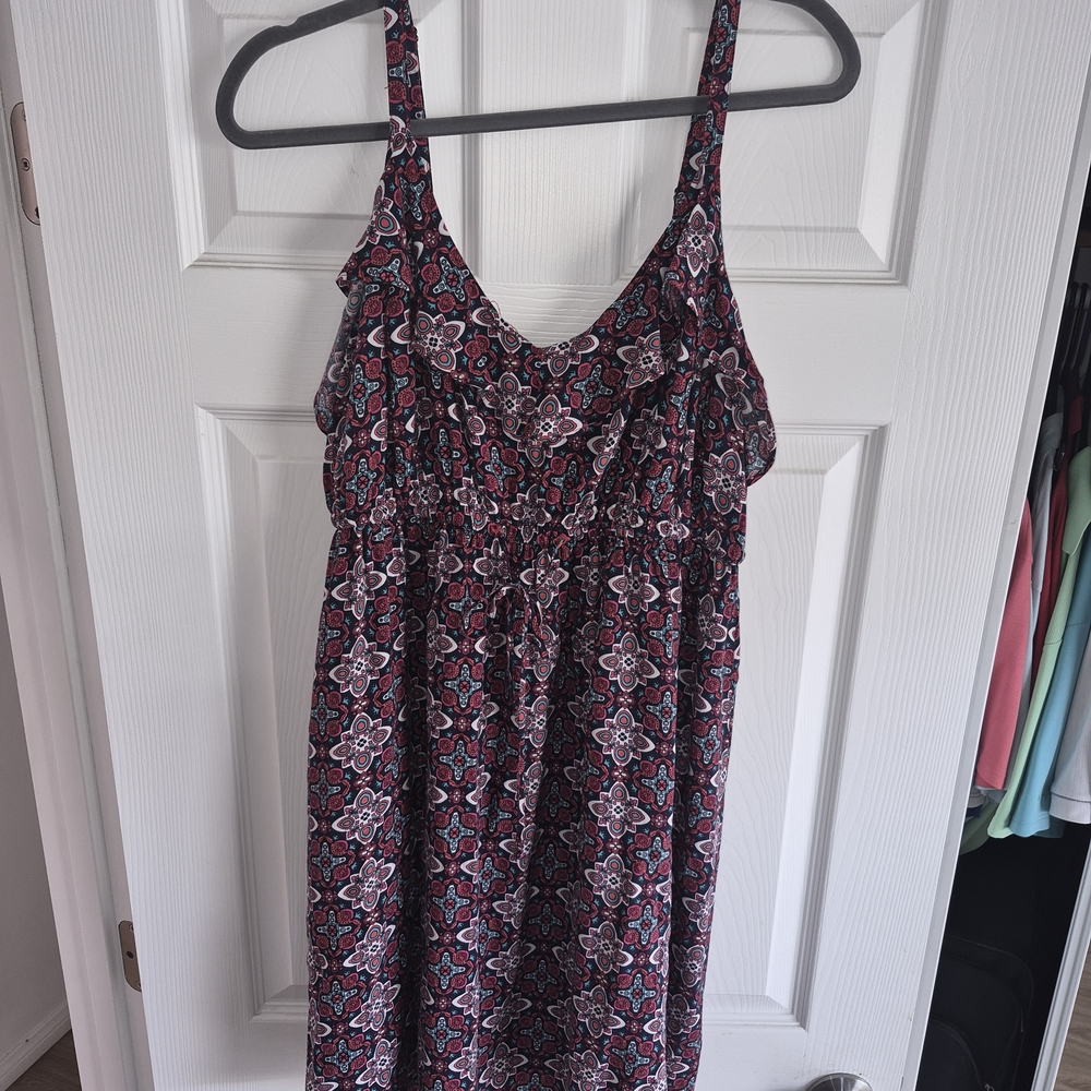 Torrid Multicolor Geometric Print Top